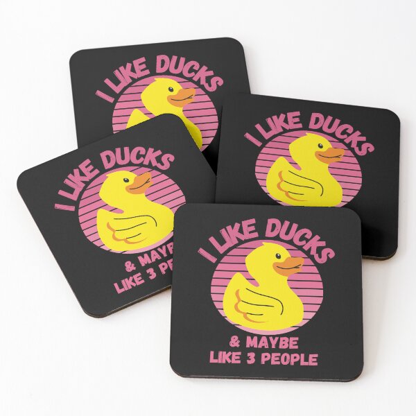 Item preview, I Like Ducks and Maybe Like 3 People Funny Duck Lovers Design designed and sold by Nathalie Aynié.