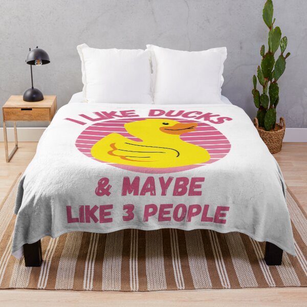 Item preview, I Like Ducks and Maybe Like 3 People Funny Duck Lovers Design designed and sold by Nathalie Aynié.