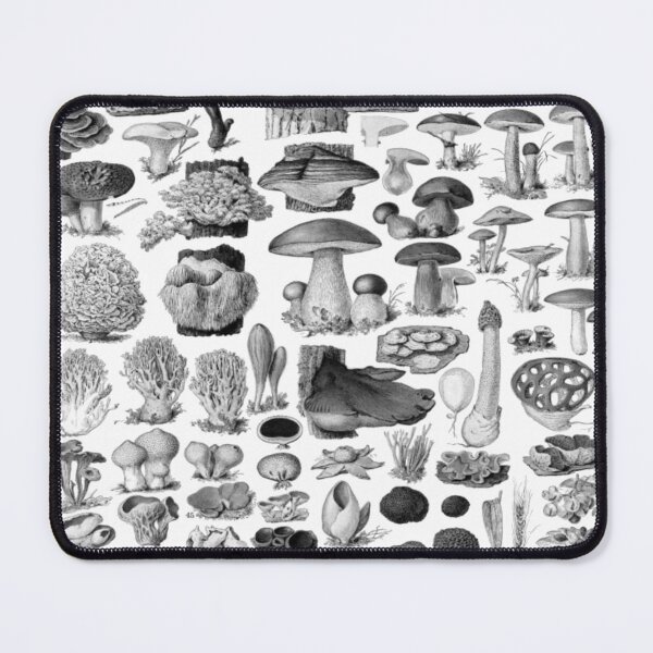 Item preview, Adolphe Millot Mushroom Larousse - French poster designed and sold by PODUNUSUAL.