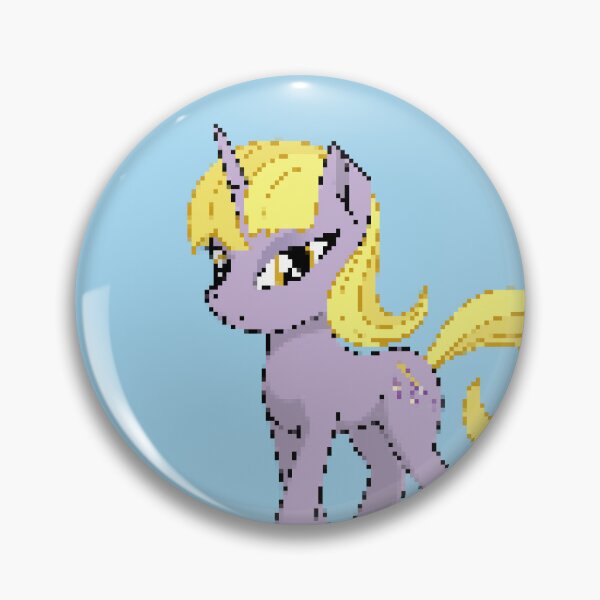 Item preview, Pixel Ponies - Kawai Purple Pixel Unicorn designed and sold by DiensDesign.