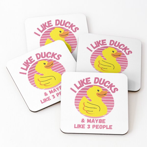 Item preview, I Like Ducks and Maybe Like 3 People Funny Duck Lovers Design designed and sold by Nathalie Aynié.