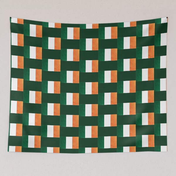 Item preview, A grunge looking distressed Irish flag of Ireland   designed and sold by BrigetteUK.