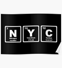 NYC - Periodic Table Poster