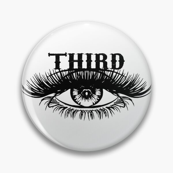 Item preview, third eye beauty black and white drawing illustration  designed and sold by Fashionmonger.