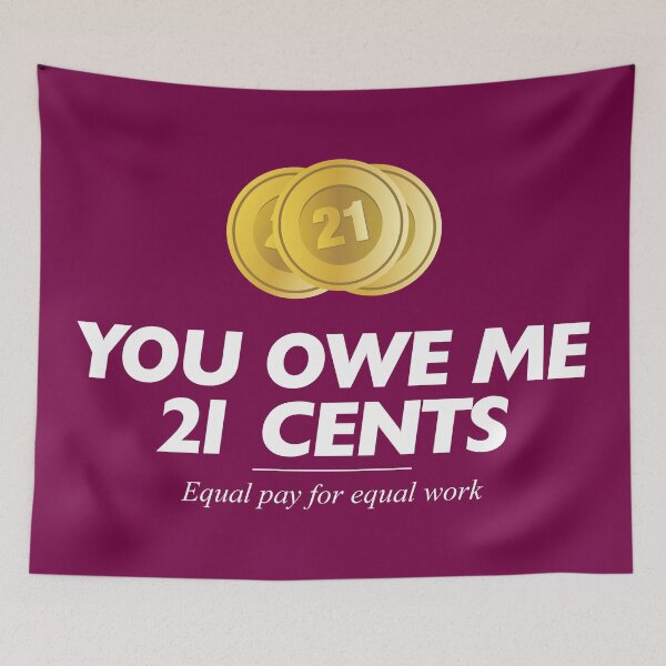 Item preview, Equal pay for equal work - Empowerment designed and sold by crazycollective.