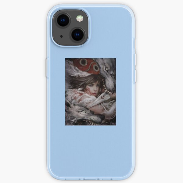 Princesse Mononoké Sticker Coque souple iPhone