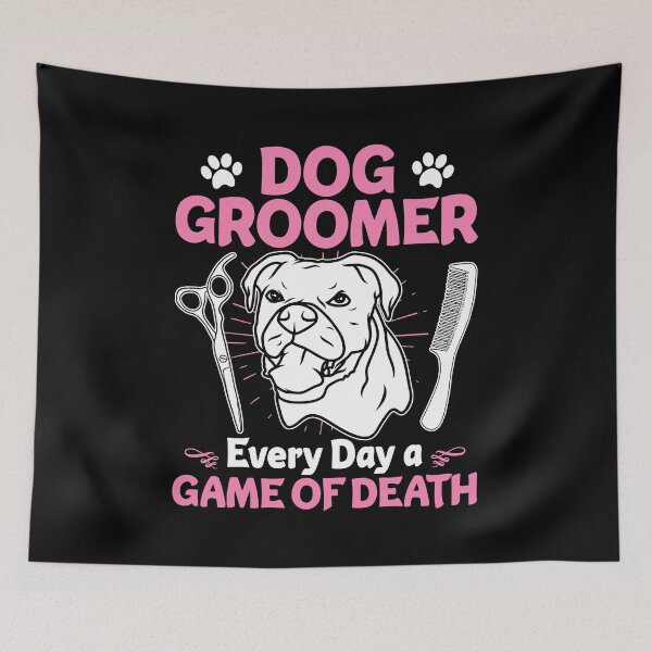 Aperçu de l'œuvre Groomer Dog Groomer Dog Grooming créée et vendue par Krautshirts.