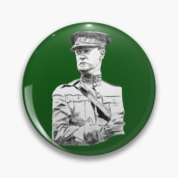 Item preview, Michael Collins Black and White Drawing   designed and sold by BrigetteUK.