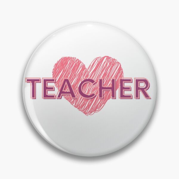 Item preview, Teacher heart pink designed and sold by sieeeeerra.