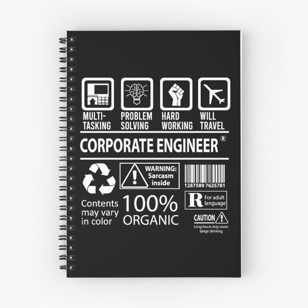 Item preview, Corporate Engineer T Shirt - MultiTasking Certified Job Gift Item Tee designed and sold by andahanson.