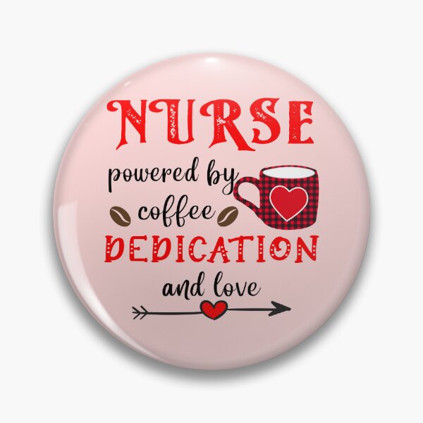 Item preview, Nurse Powered By Coffee Dedication And Love designed and sold by Marika1100.