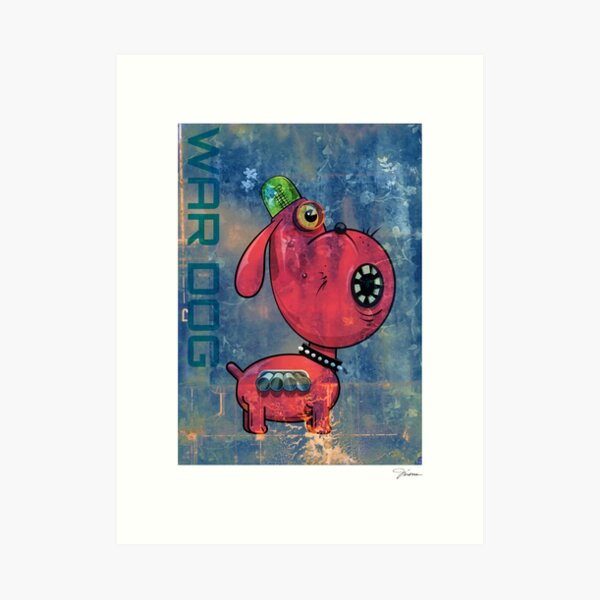 War Dog Art Print
