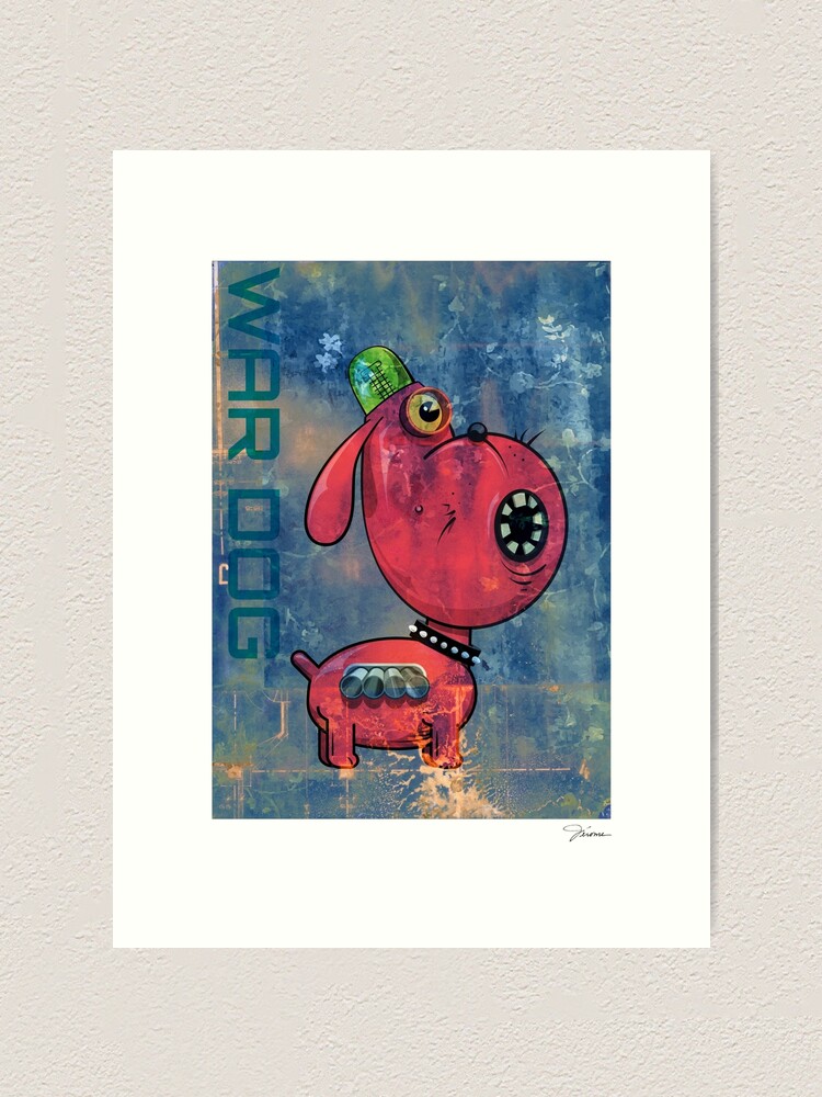 Alternate view of War Dog Art Print
