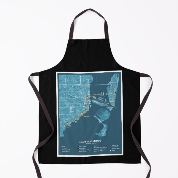 Item preview, Miami Marathon (Mile Markers) designed and sold by BGALAXY.