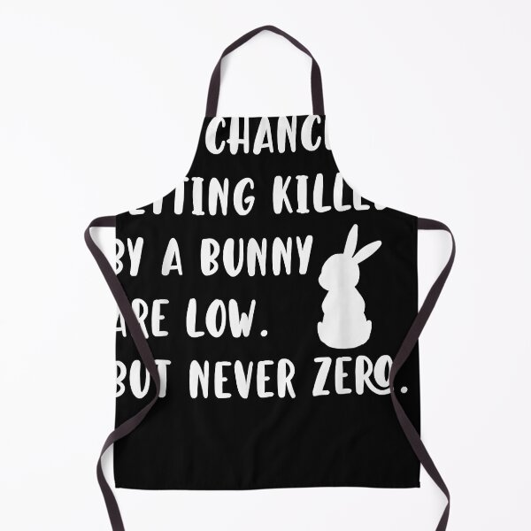 Item preview, Funny Your Chances of Getting Killed by a Bunny Rabbit Lover T-Shirt.png designed and sold by LisaGraham7.