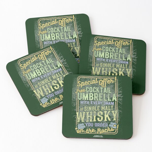 Item preview, Whiskey Free Cocktail Umbrella   designed and sold by BrigetteUK.