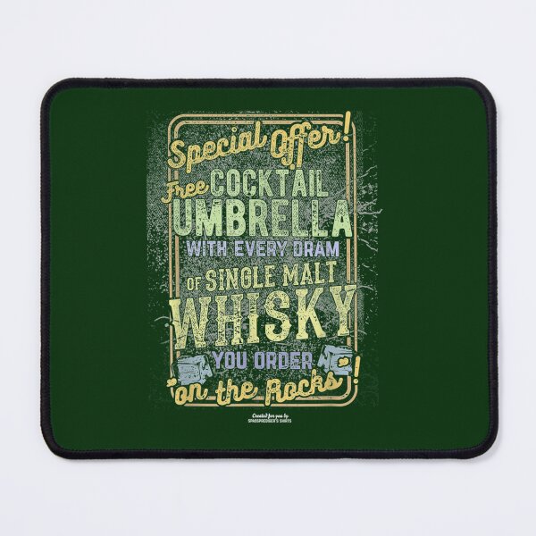 Item preview, Whiskey Free Cocktail Umbrella designed and sold by BrigetteUK.