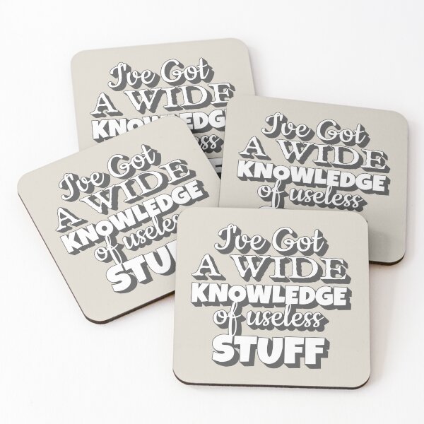 Item preview, I've Got A Wide Knowledge Of Useless Stuff, Fun Slogan For A Person Who Knows A Lot About Useless Stuff designed and sold by TrulyEpoque.