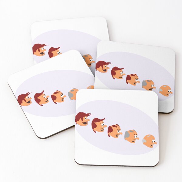 Item preview, Cartoon character losing hair designed and sold by Alair-In.