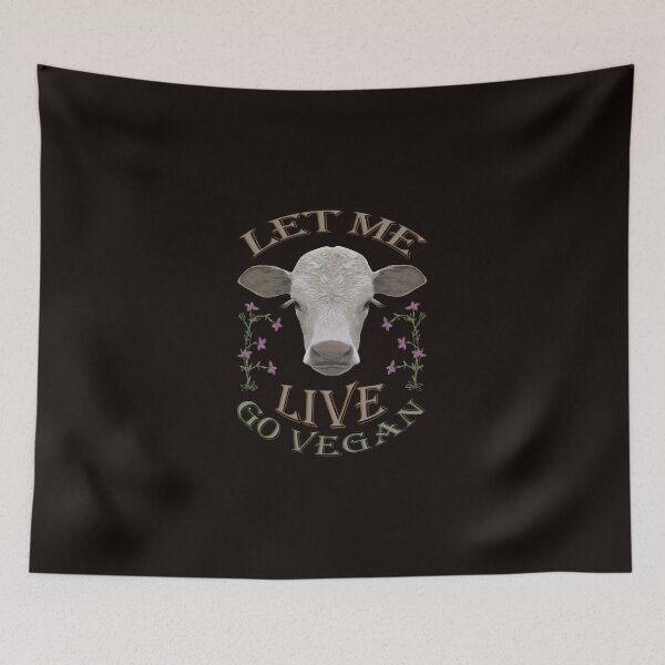 Item preview, LET ME LIVE - GO VEGAN Sticker designed and sold by ChristianDucker.