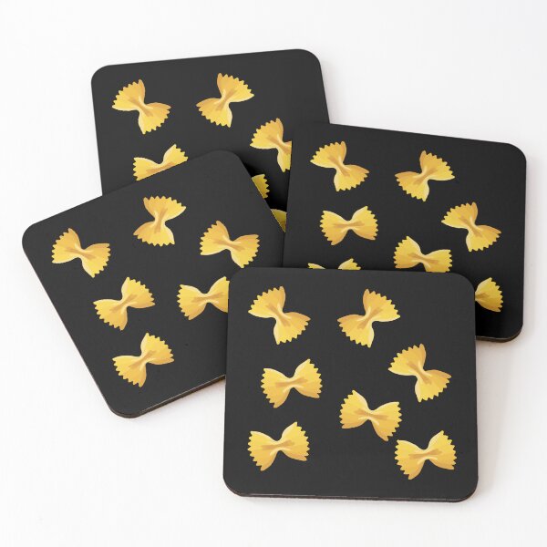 Item preview, Black Farfelle pasta type designed and sold by Hola Ilustra.