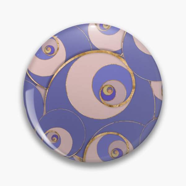 Item preview, Golden Spiral - Very Peri Pattern designed and sold by k9printart.