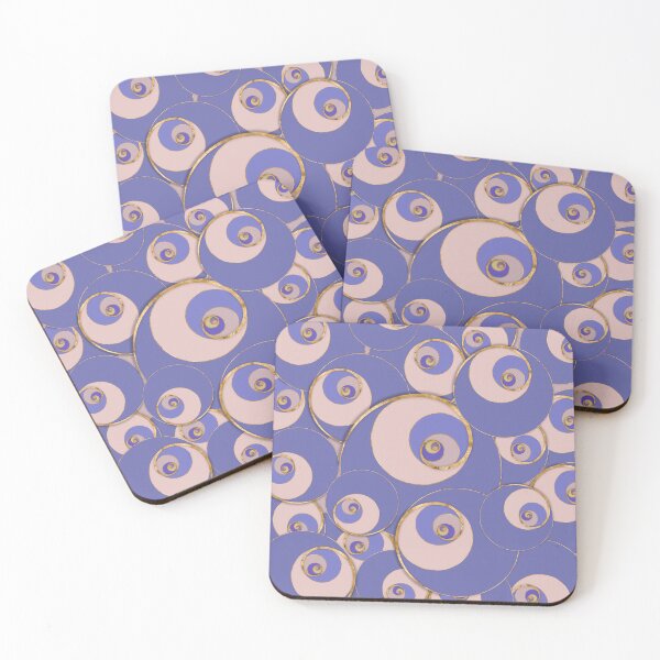 Item preview, Golden Spiral - Very Peri Pattern designed and sold by k9printart.
