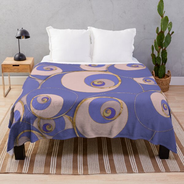 Item preview, Golden Spiral - Very Peri Pattern designed and sold by k9printart.
