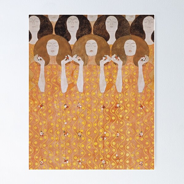 Item preview, Beethoven Frieze by Gustav Klimt designed and sold by wildstrawberry.