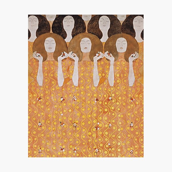 Beethoven Frieze by Gustav Klimt Photographic Print