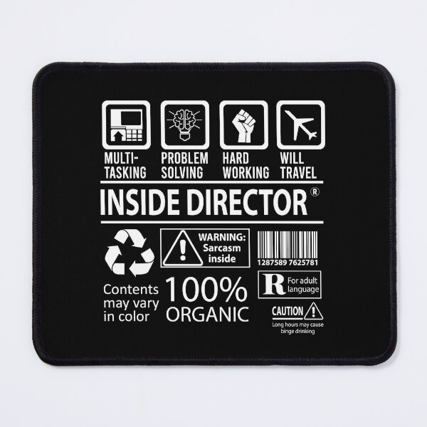Item preview, Inside Director T Shirt - MultiTasking Certified Job Gift Item Tee designed and sold by oslandefren.