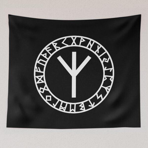 Item preview, Algiz Rune - Connection with Asgard / Protection Symbol designed and sold by nitty-gritty.