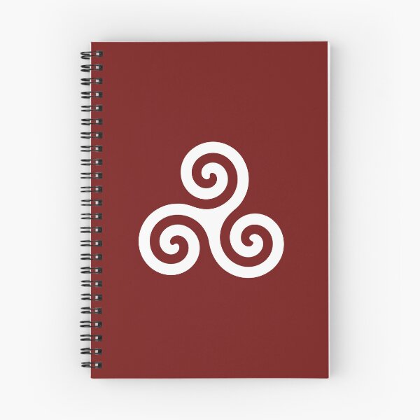Aperçu de l'œuvre Triskelion Triskele Triscele Ancien symbole ésotérique celtique créée et vendue par tamparoo.