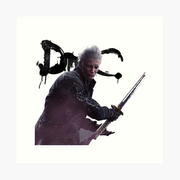  Da Bang Dmc Devil May Cry 5 Kat Vergil Sword Guns Spray 20X30  Inch Poster Print: Posters & Prints