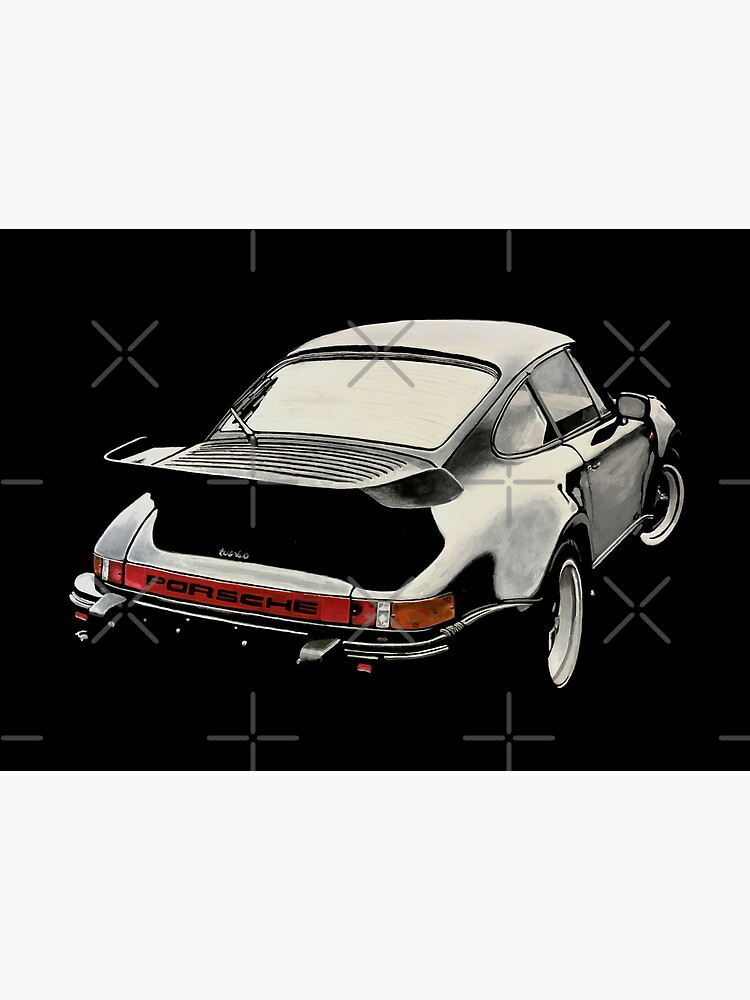 Porsche 930 - Sports Car Poster Print