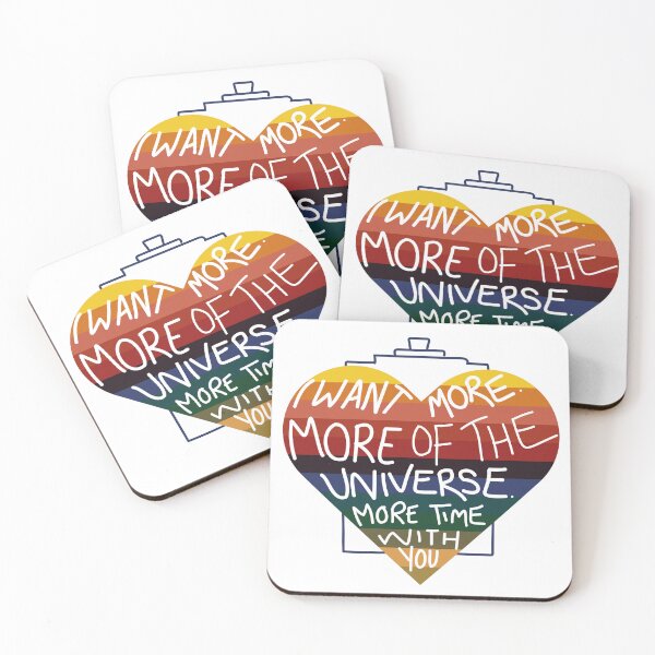 Item preview, More Time With You Thasmin Heart Quote Thirteen Police Box designed and sold by Blue Box Artworks.