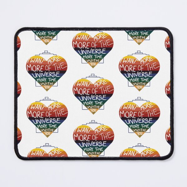 Item preview, More Time With You Thasmin Heart Quote Thirteen Police Box designed and sold by Blue Box Artworks.