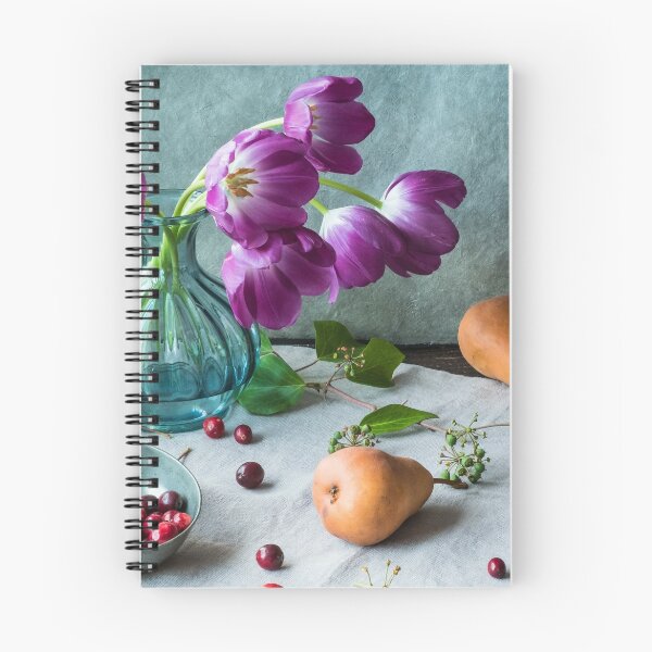Item preview, Still Life with Purple Tulips designed and sold by Colleen Farrell.