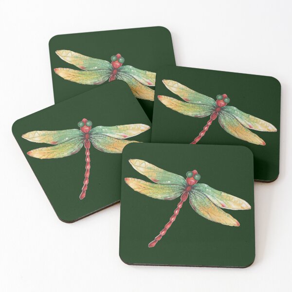 Item preview, Dragonfly hand drawn watercolor beautiful insect designed and sold by IHope-IMakeIt.