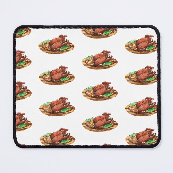 Item preview, Watercolor Food - Roasted Chicken designed and sold by linapermatart.