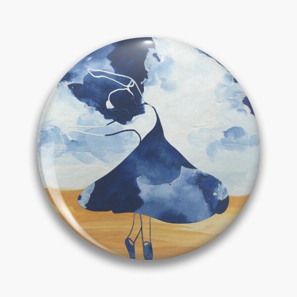 Item preview, Watercolor Ballerina Line Art on canva designed and sold by M-Infinite.
