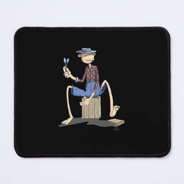 Item preview, The hillbilly monkey makes the rhythm Sticker designed and sold by MetkaFiser.