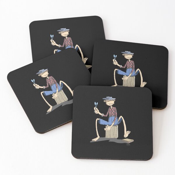 Item preview, The hillbilly monkey makes the rhythm Sticker designed and sold by MetkaFiser.