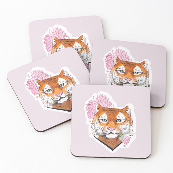 Item preview, Tiger With Waterlilly designed and sold by Nicole-Koltai.