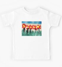 Penguins & Flowers Kids Tee