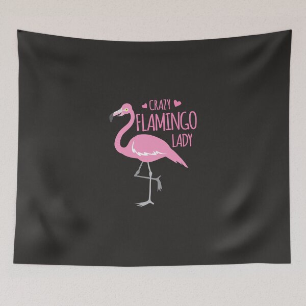 Item preview, Crazy Flamingo lady Classic designed and sold by caspersonxgun.