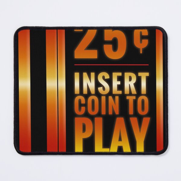 Item preview, Insert 25¢ to play classic arcade coin slot Sticker designed and sold by VanessaHowahl.