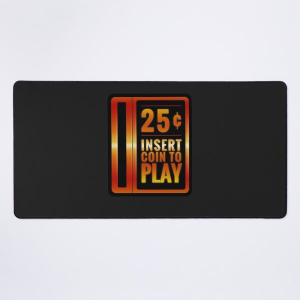 Item preview, Insert 25¢ to play classic arcade coin slot Sticker designed and sold by VanessaHowahl.