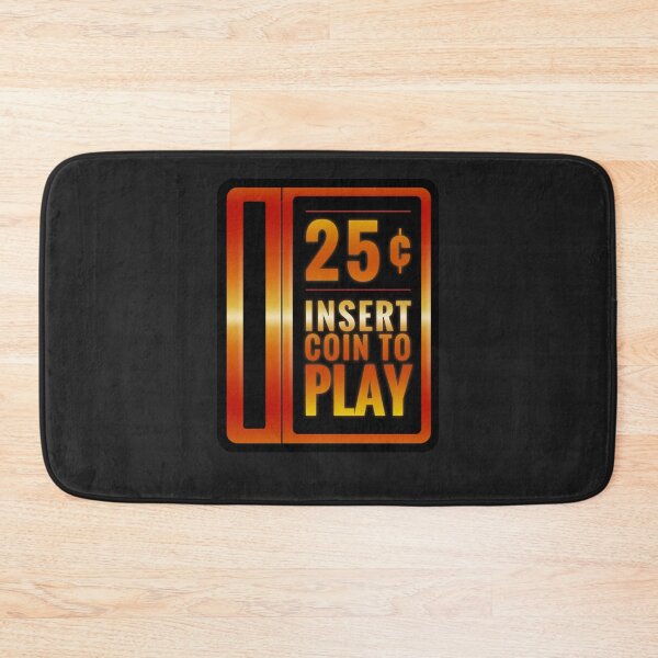 Item preview, Insert 25¢ to play classic arcade coin slot Sticker designed and sold by VanessaHowahl.