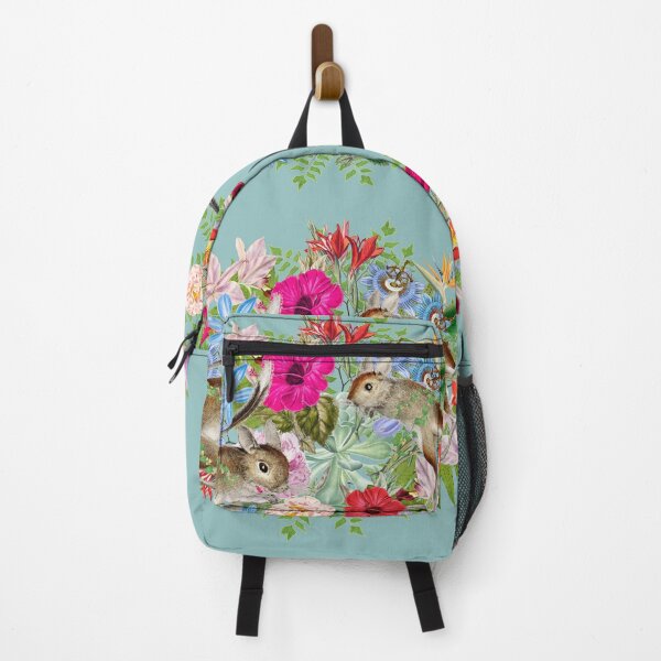 Item preview, Ornate Cute Jerboa In Tropics And Beautiful Decorative Cascading Tropical Flowers designed and sold by TrulyEpoque.